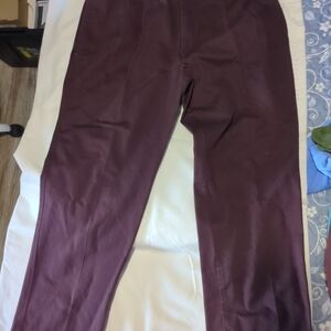 Men's Burgundy Pants Duxbak 38x30